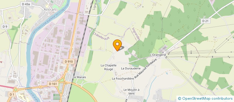 localisation de l'entreprise MONSIEUR ANTOINE HAMARD à CHATELLERAULT