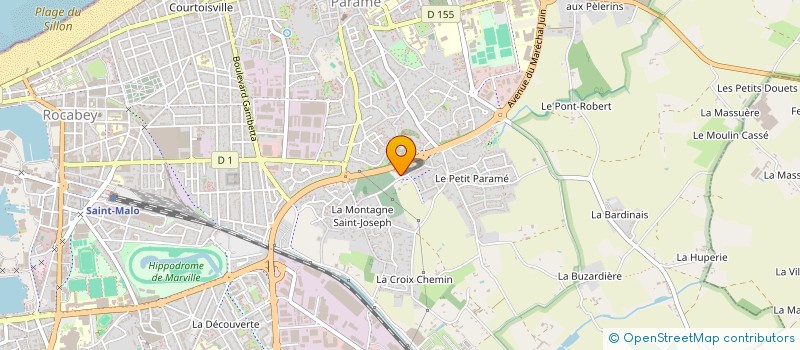 localisation de l'entreprise MONSIEUR ANTOINE HAMARD  SAINT-MALO