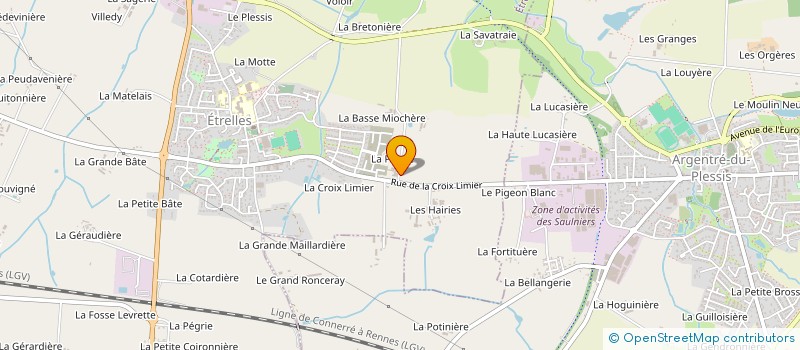 localisation de l'entreprise MONSIEUR ANTOINE HARDY  LE PERTRE