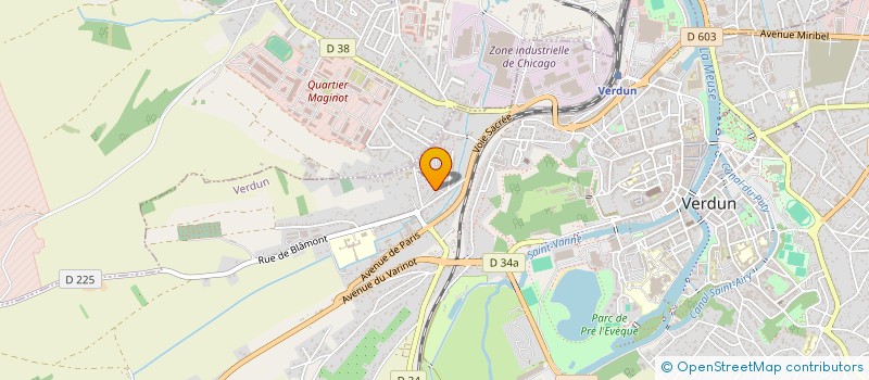 localisation de l'entreprise MONSIEUR ANTOINE HAUGER à VERDUN