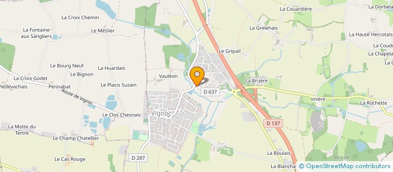 localisation de l'entreprise MONSIEUR ANTOINE HAVET  VIGNOC