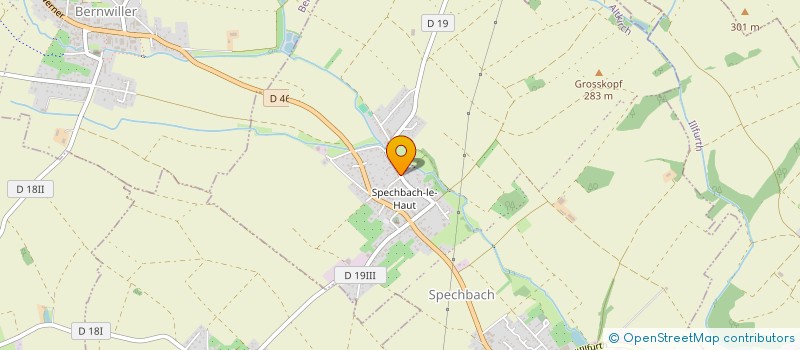 localisation de l'entreprise MONSIEUR ANTOINE HEIM  SPECHBACH