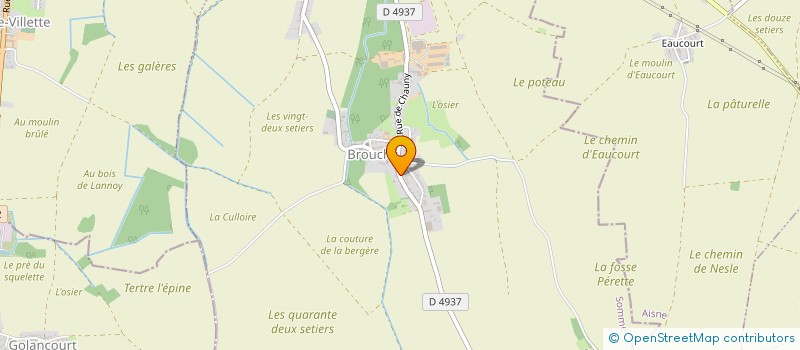 localisation de l'entreprise MONSIEUR ANTOINE HENCELLE  BROUCHY