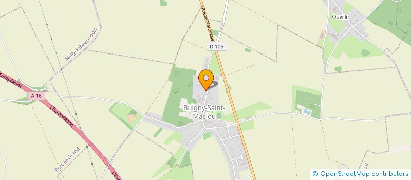 localisation de l'entreprise MONSIEUR ANTOINE HENNERE  BUIGNY-SAINT-MACLOU