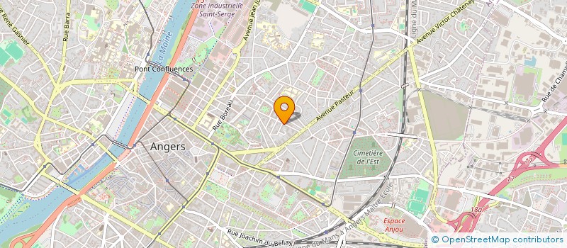 localisation de l'entreprise MONSIEUR ANTOINE HENNIQUE à ANGERS