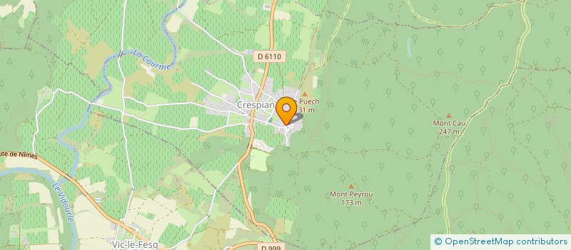 localisation de l'entreprise MONSIEUR ANTOINE HERBEMONT  CRESPIAN