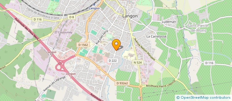 localisation de l'entreprise MONSIEUR ANTOINE HERON à LANGON