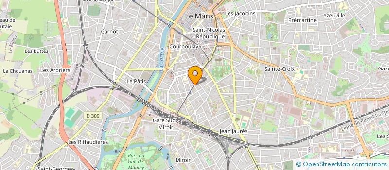 localisation de l'entreprise MONSIEUR ANTOINE HERRAUX  LE MANS