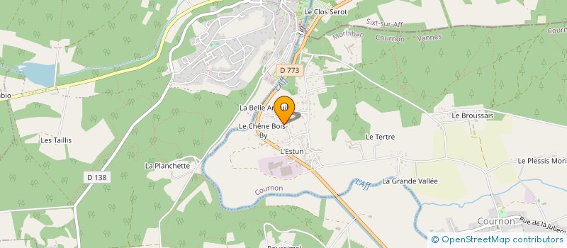 localisation de l'entreprise MONSIEUR ANTOINE HERVIEUX  COURNON