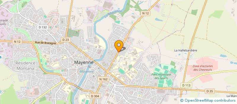 localisation de l'entreprise MONSIEUR ANTOINE HIBOU CWANCIG à MAYENNE
