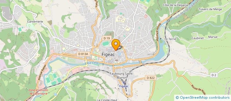 localisation de l'entreprise MONSIEUR ANTOINE HOFFMANN  FIGEAC