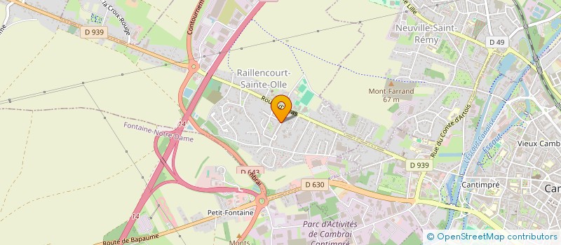 localisation de l'entreprise MONSIEUR ANTOINE HOLIN  RAILLENCOURT-SAINTE-OLLE