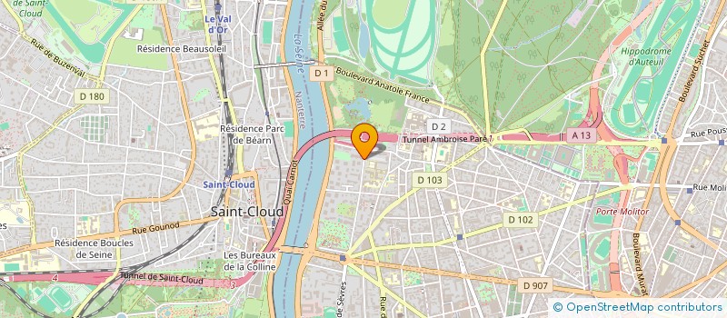 localisation de l'entreprise MONSIEUR ANTOINE HORREARD à BOULOGNE-BILLANCOURT