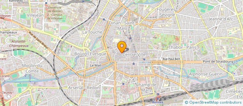 localisation de l'entreprise MONSIEUR ANTOINE HORRER  RENNES