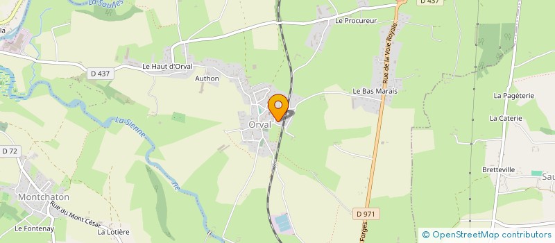 localisation de l'entreprise MONSIEUR ANTOINE HOSTINGUE  ORVAL SUR SIENNE