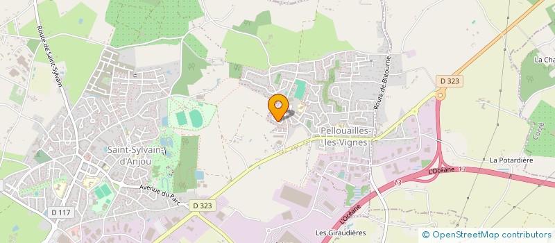 localisation de l'entreprise MONSIEUR ANTOINE HOUDU  LE LION-D'ANGERS