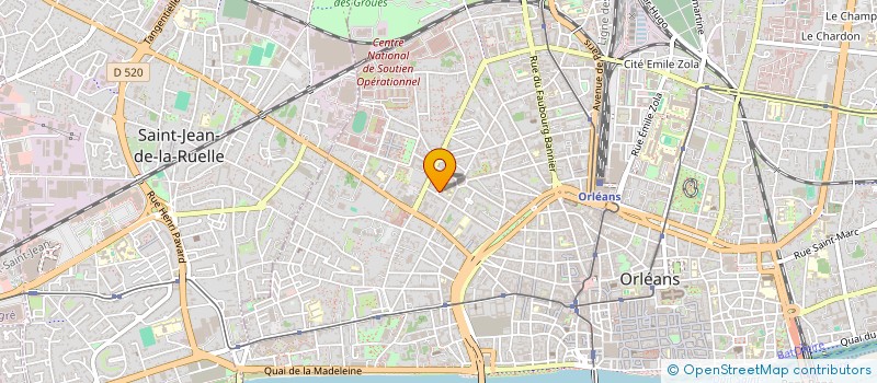 localisation de l'entreprise MONSIEUR ANTOINE HOULIERE  ORLEANS