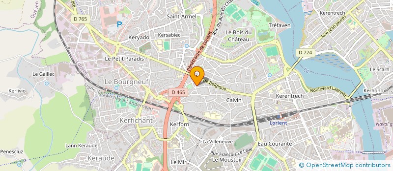 localisation de l'entreprise MONSIEUR ANTOINE HOURY  LORIENT