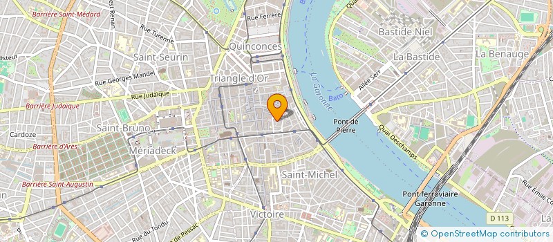 localisation de l'entreprise MONSIEUR ANTOINE HUART  BORDEAUX