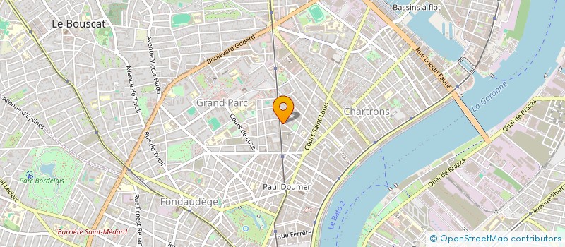 localisation de l'entreprise MONSIEUR ANTOINE HUBERT  BORDEAUX