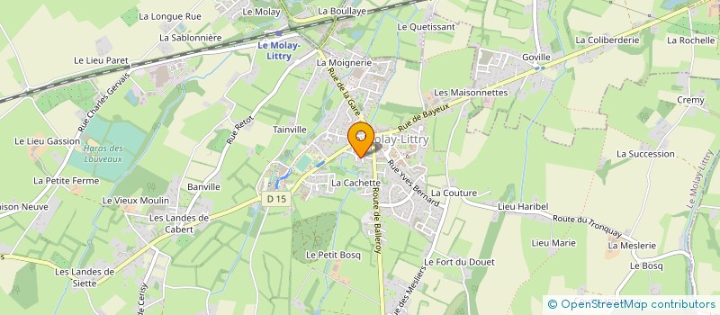 localisation de l'entreprise MONSIEUR ANTOINE HUBNER  LE MOLAY-LITTRY