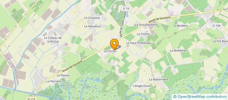 localisation de l'entreprise MONSIEUR ANTOINE HUE  SAINT-JULIEN-DE-CONCELLES