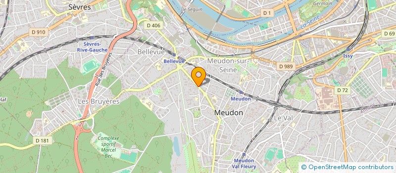 localisation de l'entreprise MONSIEUR ANTOINE HUGONNARD à MEUDON