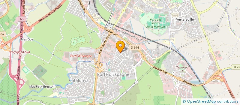 localisation de l'entreprise MONSIEUR ANTOINE HUGUENIN  PERPIGNAN