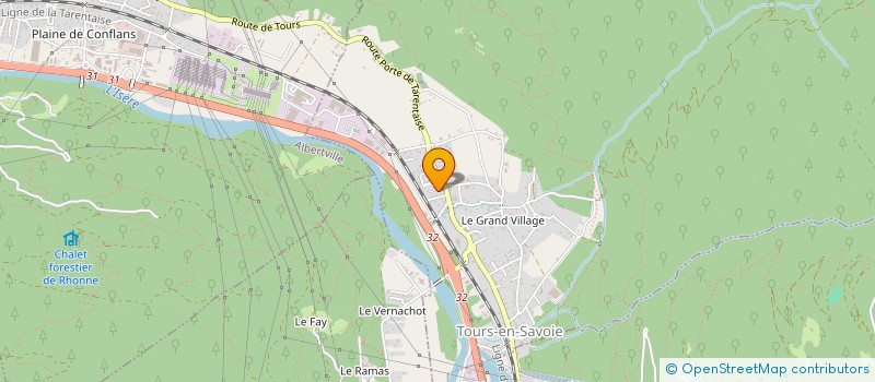 localisation de l'entreprise MONSIEUR ANTOINE HULARD  TOURS-EN-SAVOIE