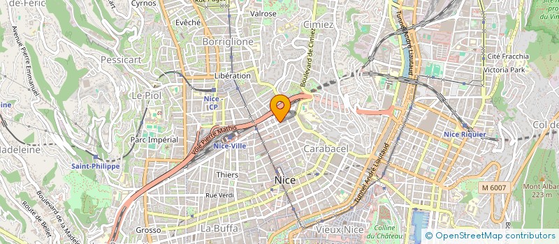 localisation de l'entreprise MONSIEUR ANTOINE HUREZ à NICE