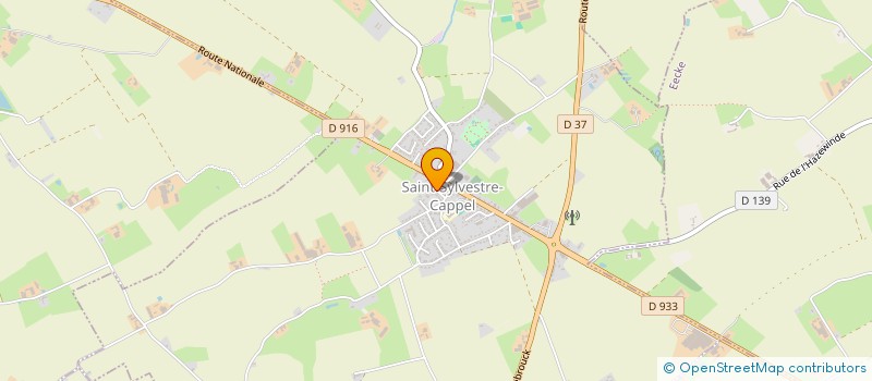 localisation de l'entreprise MONSIEUR ANTOINE HUYGUE  SAINT-SYLVESTRE-CAPPEL