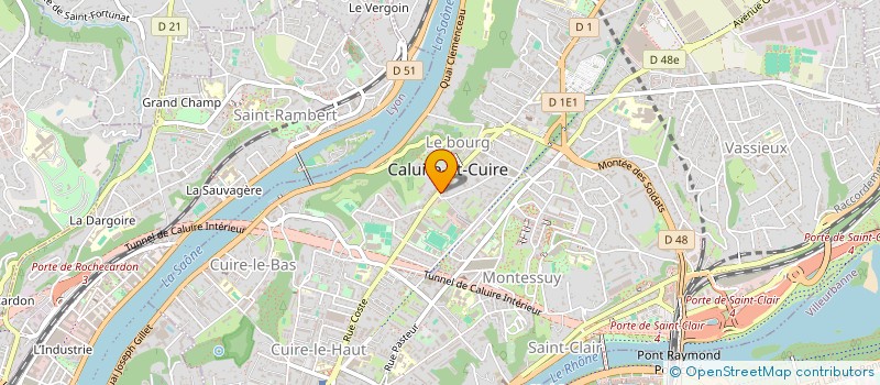 localisation de l'entreprise MONSIEUR ANTOINE IAFRATE  CALUIRE-ET-CUIRE