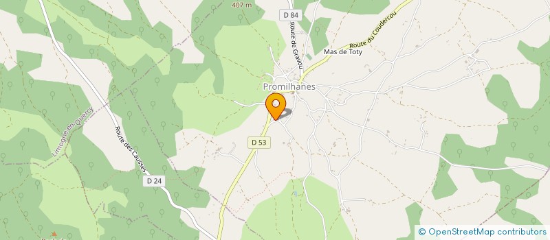 localisation de l'entreprise MONSIEUR ANTOINE IMBERT  PROMILHANES