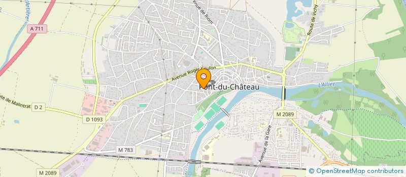 localisation de l'entreprise MONSIEUR ANTOINE ISSARTEL  PONT-DU-CHATEAU