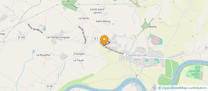 localisation de l'entreprise MONSIEUR ANTOINE JACKEL  CASTELNAU-DE-LEVIS