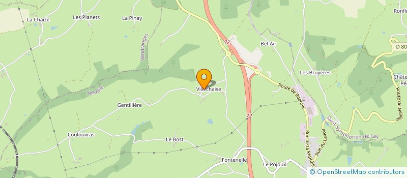 localisation de l'entreprise MONSIEUR ANTOINE JACQUEMOND  NEULISE