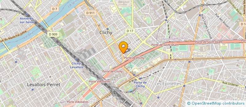 localisation de l'entreprise MONSIEUR ANTOINE JACQUIN à CLICHY