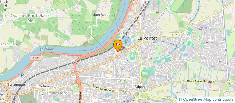 localisation de l'entreprise MONSIEUR ANTOINE JACQUOT  LE PONTET