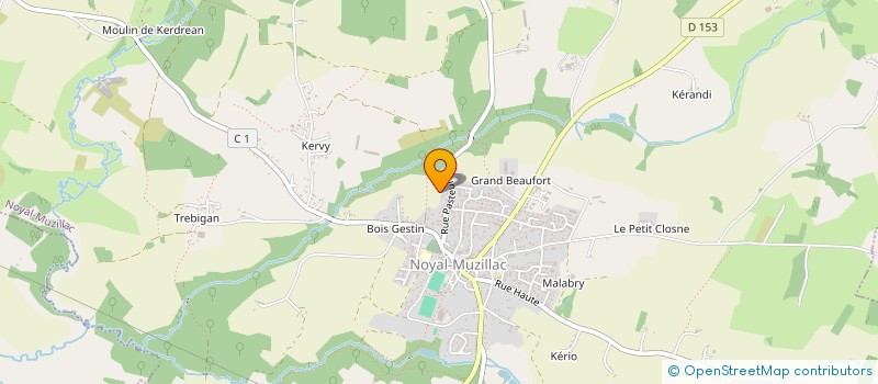 localisation de l'entreprise MONSIEUR ANTOINE JACQUOT  NOYAL-MUZILLAC