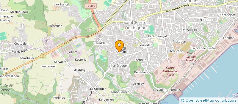 localisation de l'entreprise MONSIEUR ANTOINE JAFFRE à BREST
