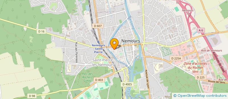 localisation de l'entreprise MONSIEUR ANTOINE JAMES à NEMOURS