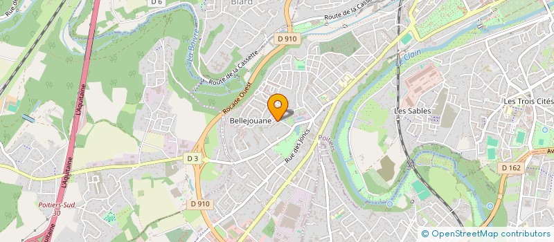 localisation de l'entreprise MONSIEUR ANTOINE JAMONNEAU  POITIERS