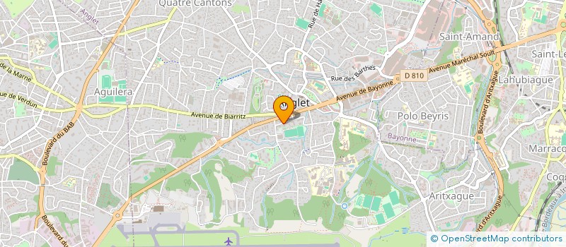 localisation de l'entreprise MONSIEUR ANTOINE JANTON  ANGLET