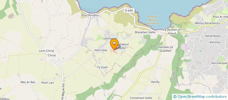 localisation de l'entreprise MONSIEUR ANTOINE JAOUEN  LOCQUIREC