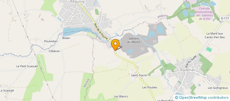 localisation de l'entreprise MONSIEUR ANTOINE JARDIN  RADENAC