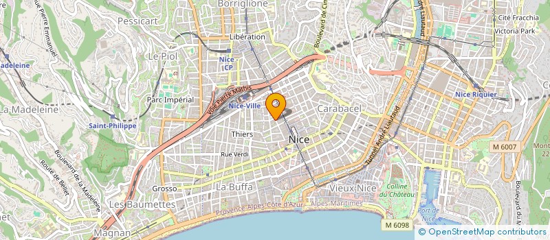 localisation de l'entreprise MONSIEUR ANTOINE JARICOT  NICE