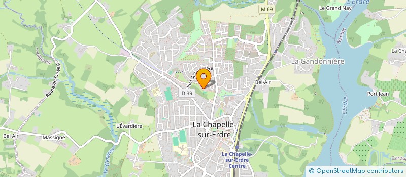 localisation de l'entreprise MONSIEUR ANTOINE JARRIGE  LA CHAPELLE-SUR-ERDRE