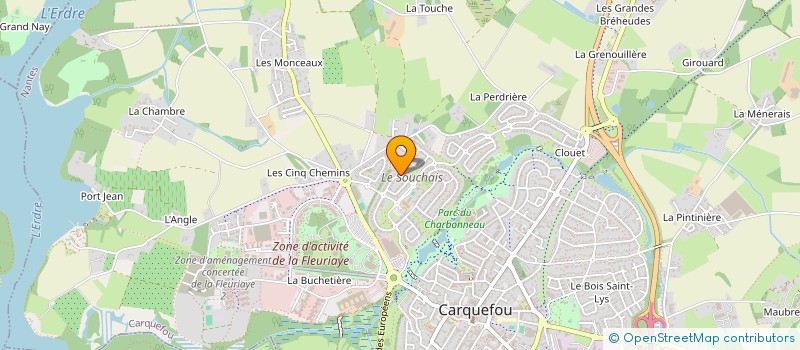 localisation de l'entreprise MONSIEUR ANTOINE JARROT  VERTOU