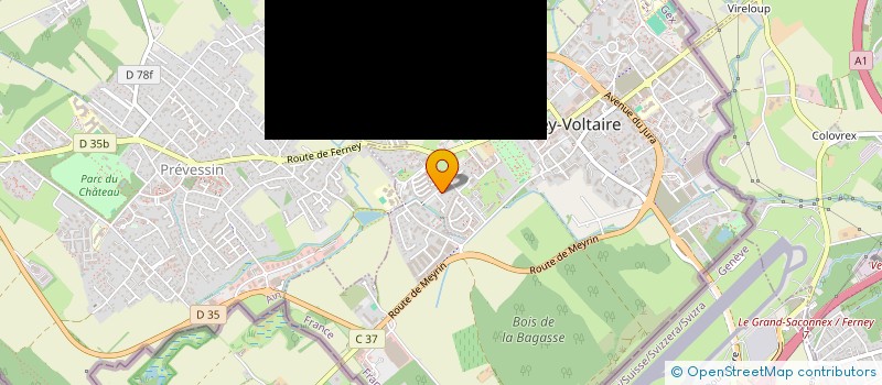 localisation de l'entreprise MONSIEUR ANTOINE JAUNIN à FERNEY-VOLTAIRE