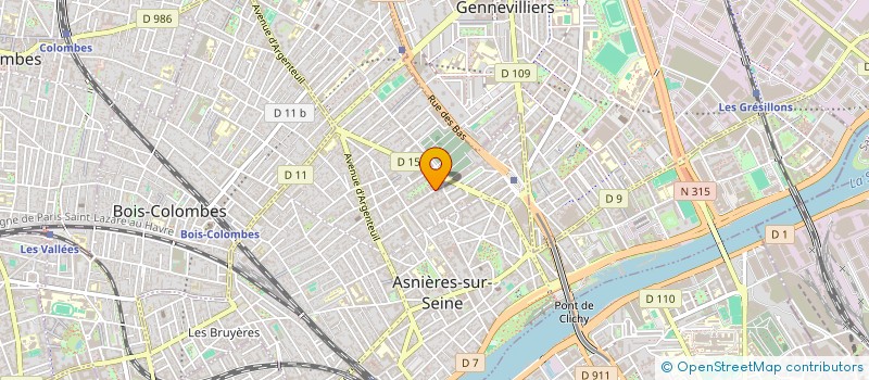 localisation de l'entreprise MONSIEUR ANTOINE JEAN RENE LORVO  ASNIERES-SUR-SEINE